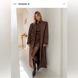 The Bekk Rowan Suede Coat